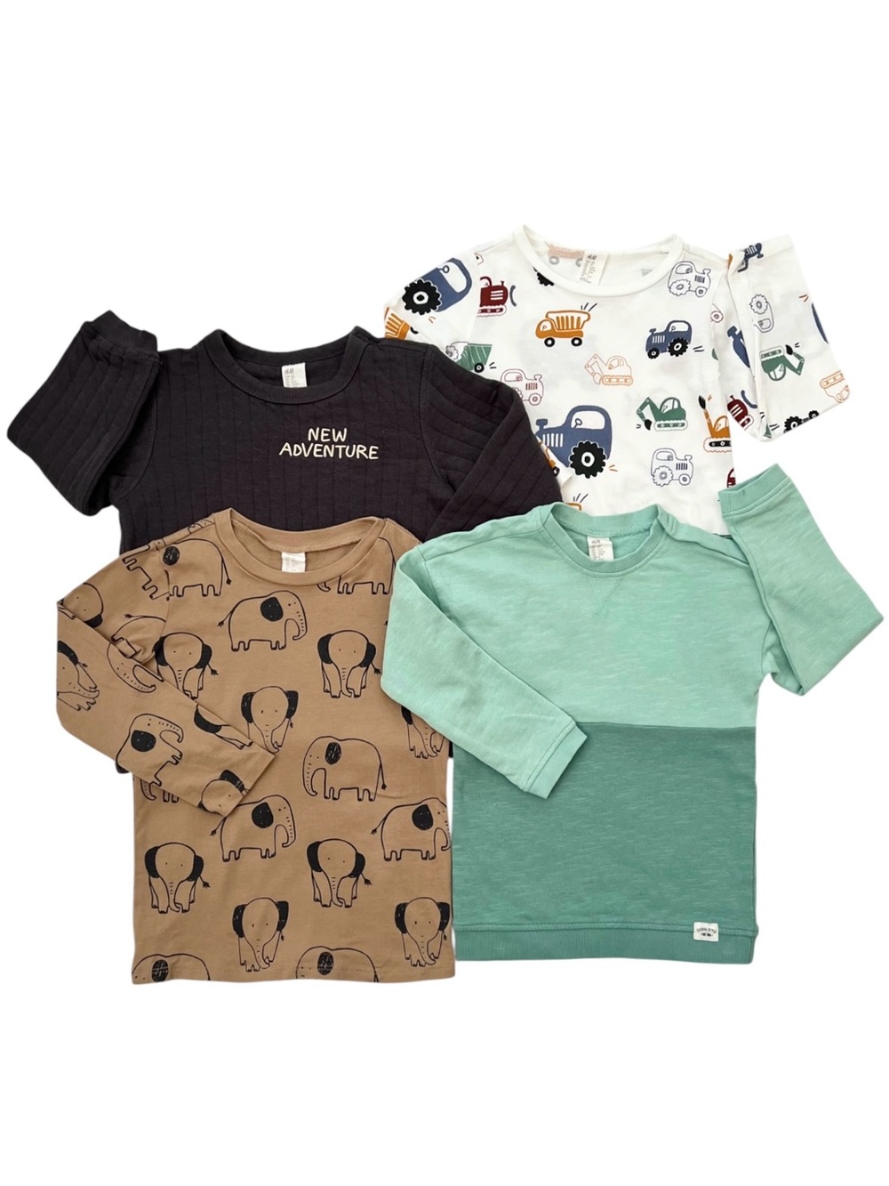 4 H&M toddler boys size 4T tops